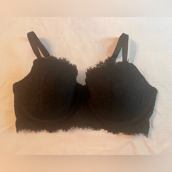 Aerie Real Power Black Lace Bra - 34DD - Picture 1 of 5